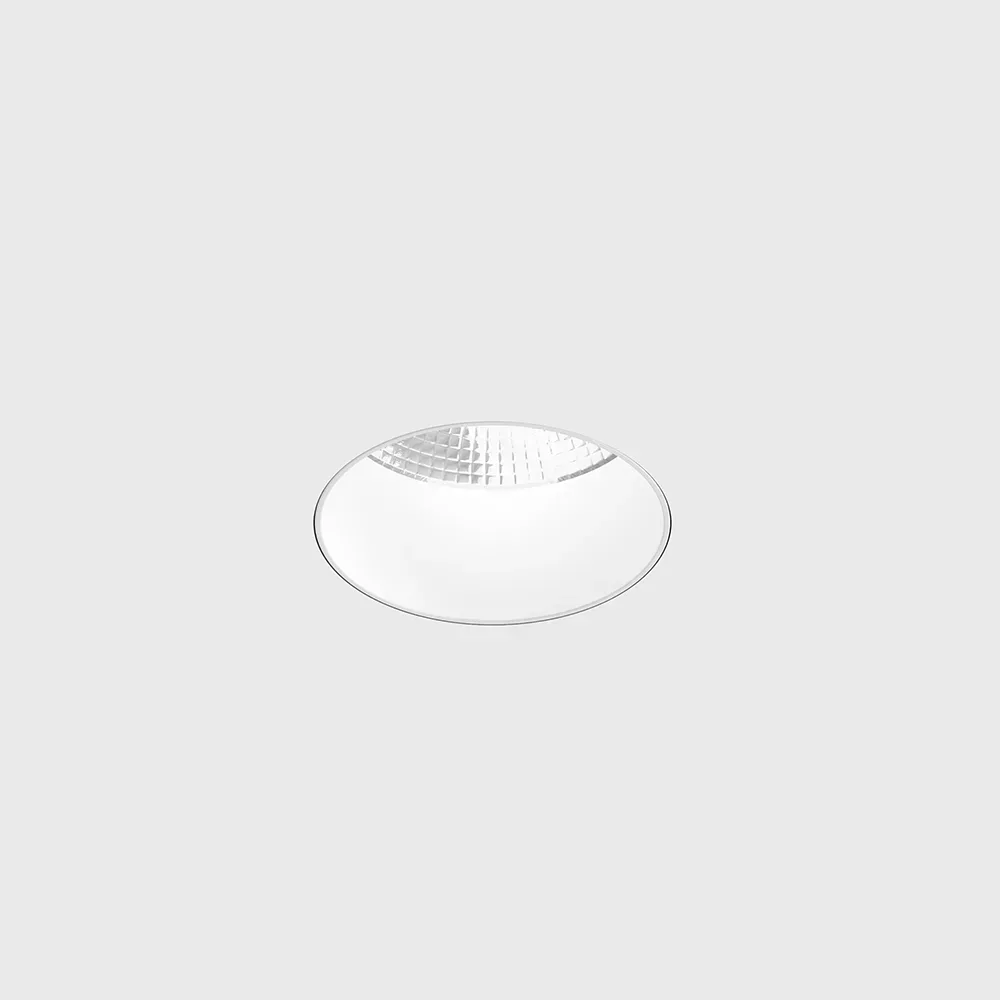 01.0597.11.930.WH_.PC_1 Trimless ceiling recessed luminaire TUB M TRIMLESS, D50mm, H65mm, CREE LED 11W, 1210Lm, 3000K, 50°, CRI>90, 300mA, DIM PHASE CUT, IP44, white color - imagine 1