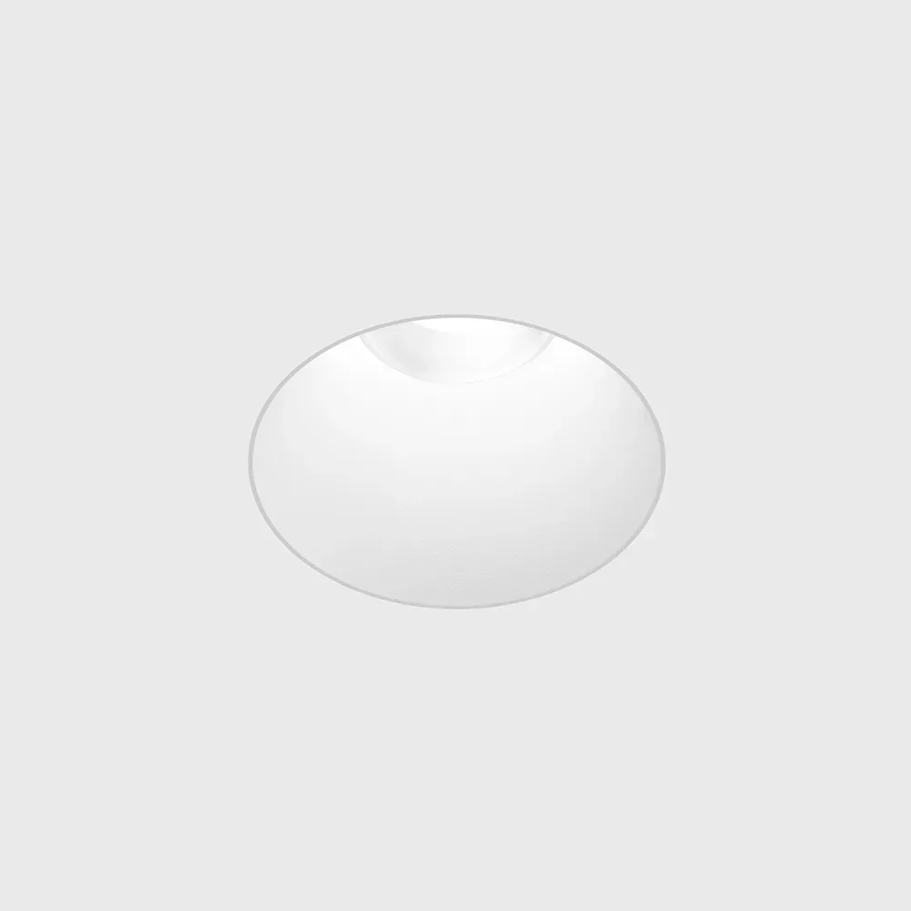 01.2200.7.930.WH_.DALI_1 Trimless ceiling recessed luminaire INVISIBLE MINI R, D50mm, H57mm, CREE LED 6.3W, 350mA, 640Lm, 3000K, 55°, CRI>90, DIM DALI, IP44, white color - imagine 1