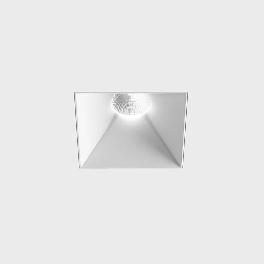 01.2212.9.930.WH_1 Trimless ceiling recessed luminaire INVISIBLE SQUARE, L82mm, W82mm, H86mm, LED 9W, 924Lm, 3000K, 50°, CRI>90, 250mA, IP20, white color — изображение 1