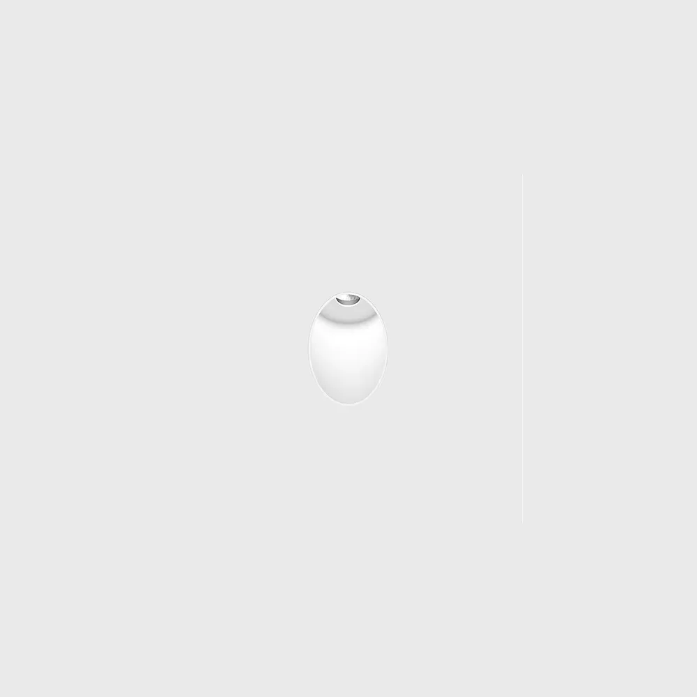 01.3805.EL_.930.WH_1 Trimless wall recessed luminaire IN WALL O, L34mm, H48mm, SP56mm, CREE 3.3W LED, 364Lm, 36°, 3000K, CRI>90, driver 350mA included, IP20, white color - imagine 1