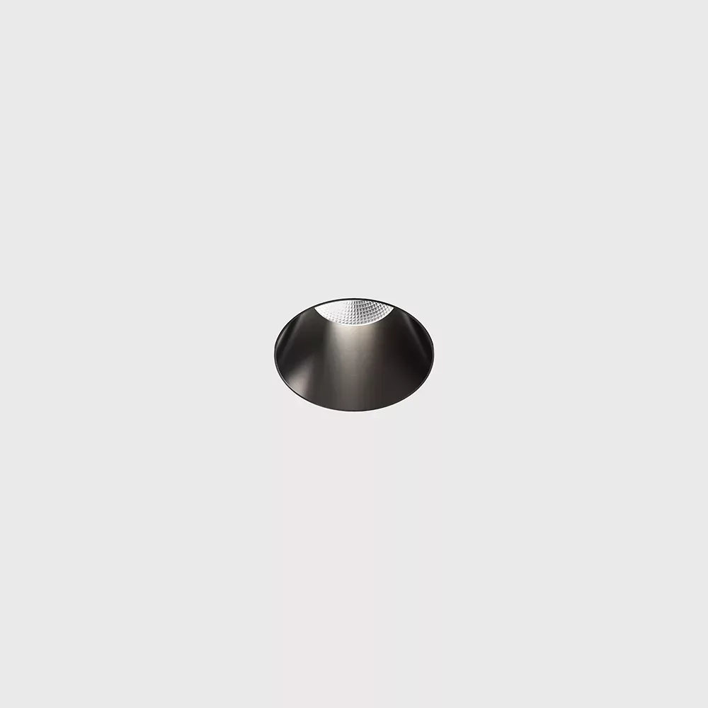 01.3900.8.930.MN_1 Trimless ceiling recessed luminaire NANO R TRIMLESS, D35mm, H67mm, CREE LED 8W, 640Lm, 3000K, 50°, CRI>90, 700mA, IP44, midnight color - imagine 1
