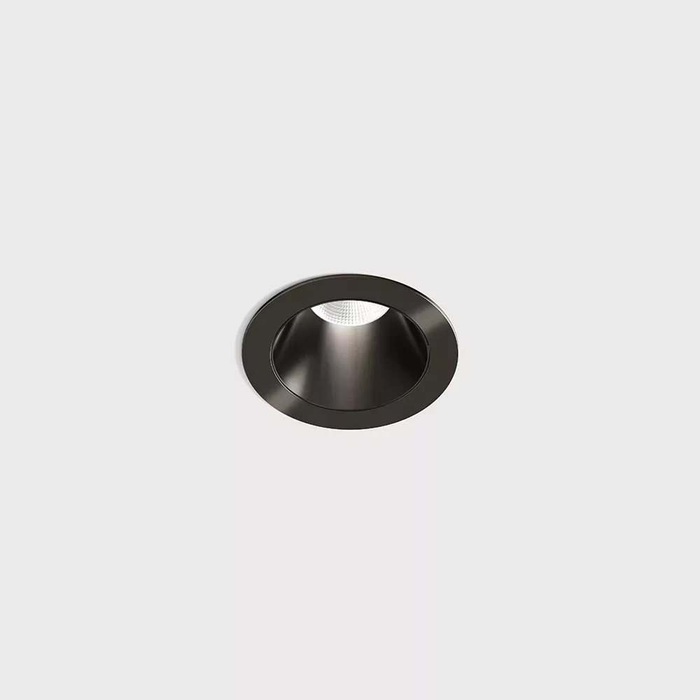 01.3910.8.940.MN_1 Ceiling recessed luminaire with frame NANO R, D48mm, H67mm, CREE LED 8W, 640Lm, 4000K, 50°, CRI>90, 700mA, IP44, midnight color — изображение 1