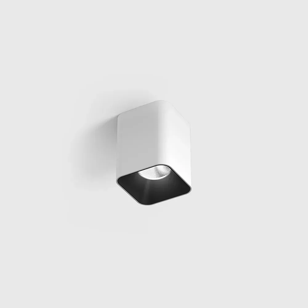 02.0652.8.940.WH_1 Surface-mounted ceiling luminaire GHOST, 52х52mm, H66mm, LED 8W, 620Lm, 4000K, 50°, CRI>90, 220V-240V, 220V-240V, IP20, white color — изображение 1