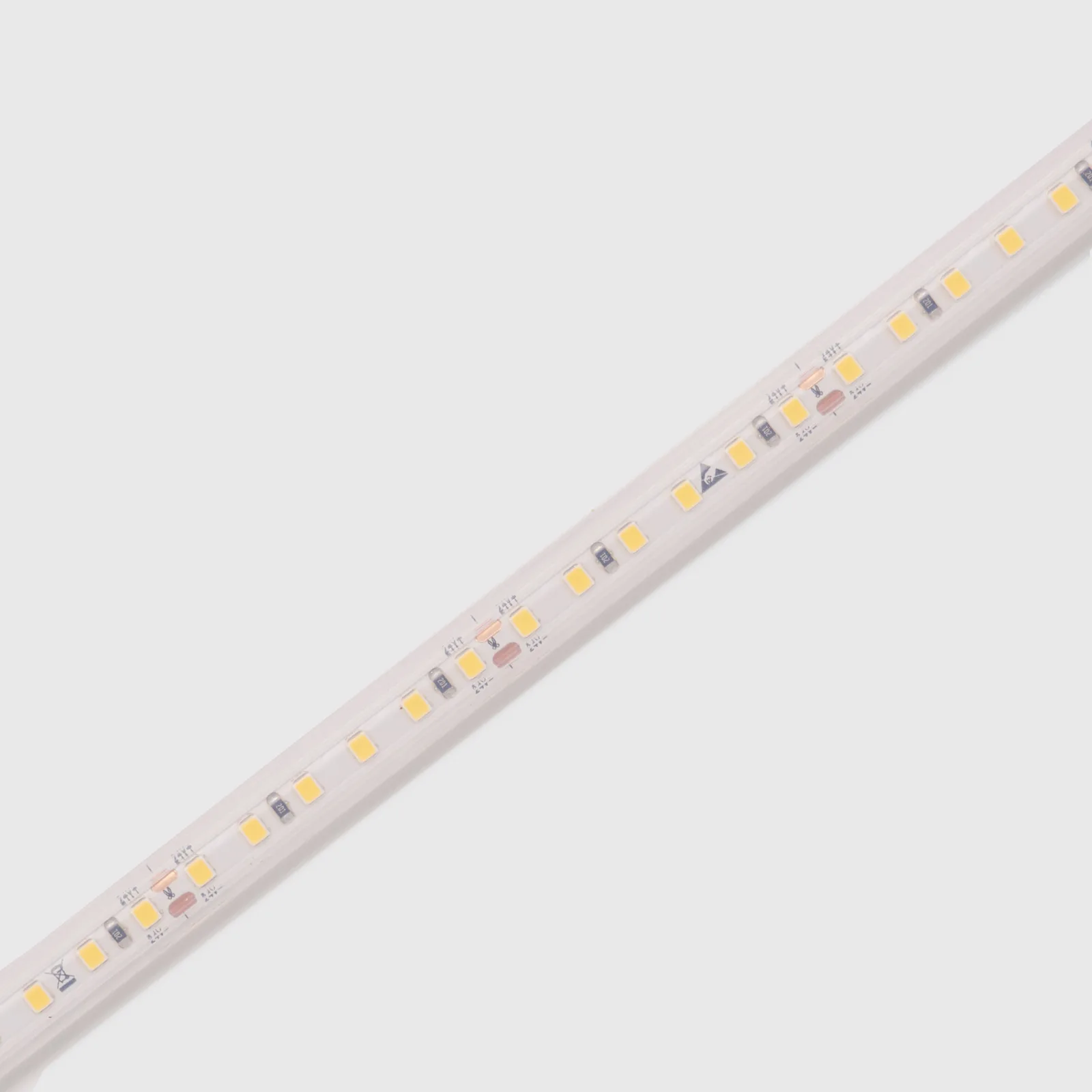 11.24.S120.10.65.050.830_1 Flexible led strip, L5000mm, W10mm, H4.8mm, power 9.6W/m, 24V, CRI>80, 960Lm/m, 3000K, 120Leds/m, сutting unit: 50mm/6LEDs, IP65 - imagine 1