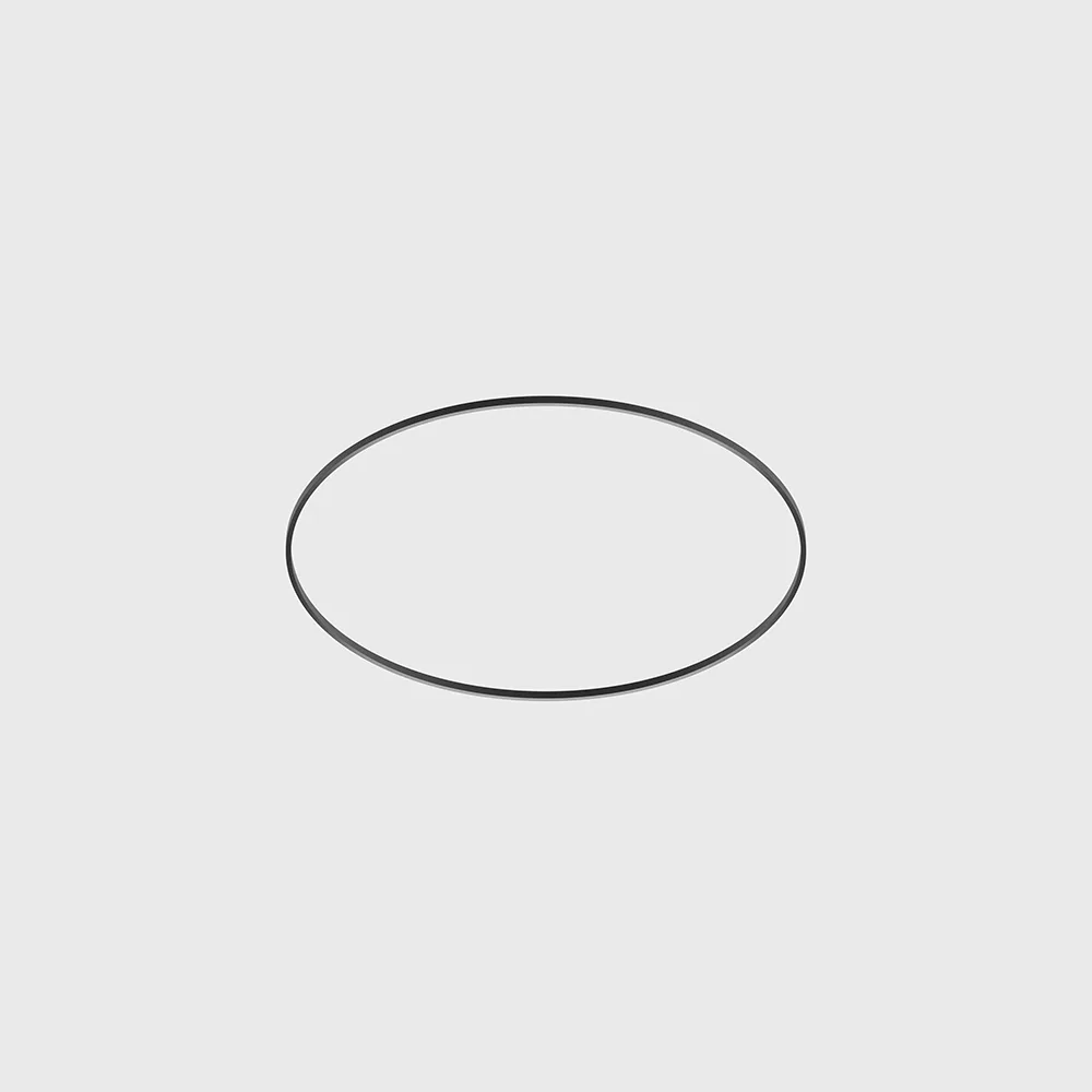 15.C088.BK_1 Surface/suspension radial track AIR_TRACK RING (2 parts), without live end electrical joint flex, D880mm, W9mm, H14.8mm, 48V, IP20, black color - imagine 1